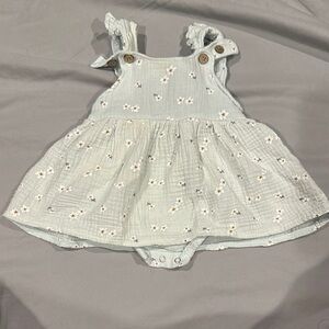 Rachel Zoe Baby Dress with Subtle Floral Accents